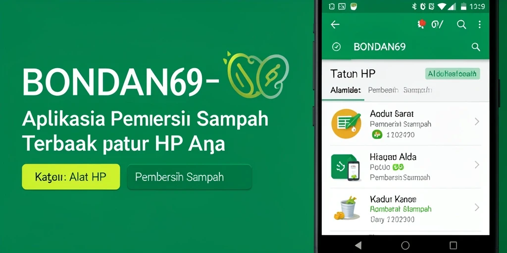 Antarmuka pengguna sederhana dan efektif dari BONDAN69.