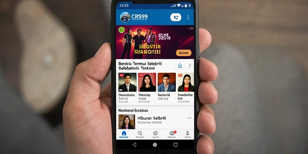Tampilan antarmuka aplikasi CRS99 yang menarik dan informatif.