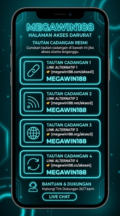 Tampilan link alternatif megewin188